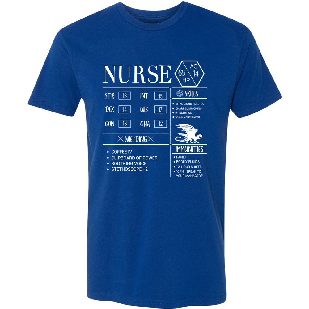 Nurse New Premium Unisex T-Shirt - Royal - 10