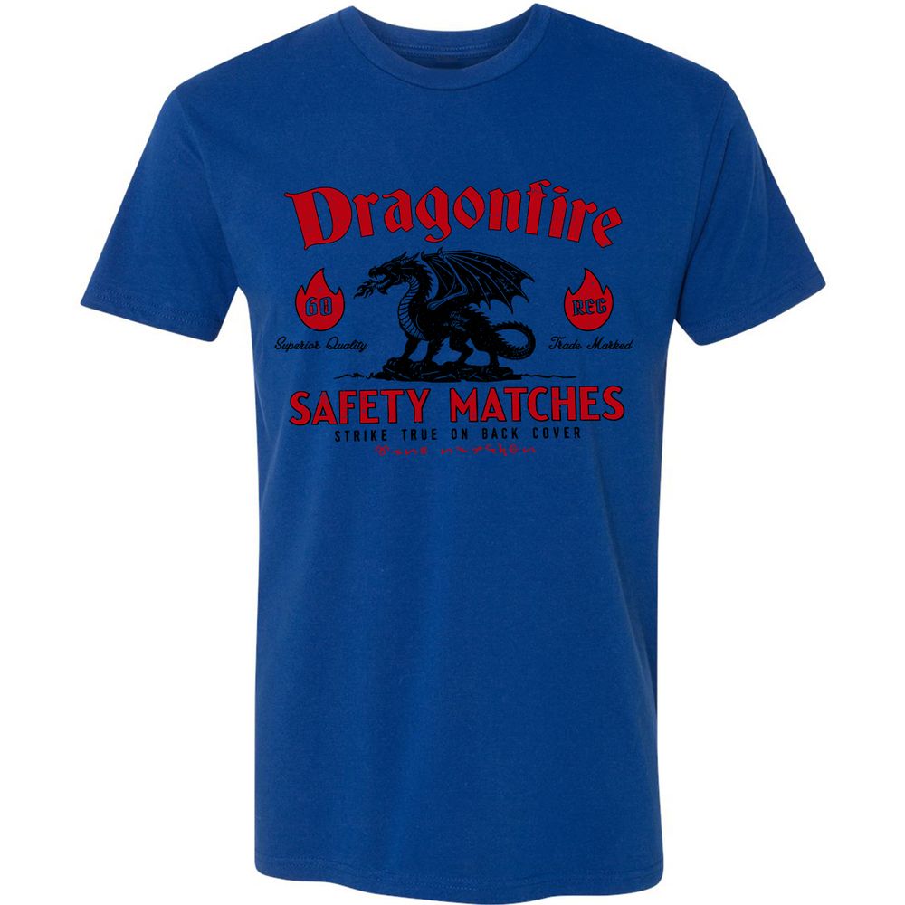 Dragonfire Premium Unisex T-Shirt - Royal - 10