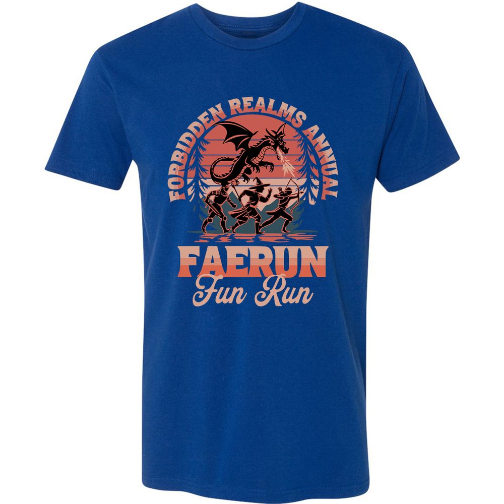 Faerun Fun Run Premium Unisex T-Shirt - Royal - 10