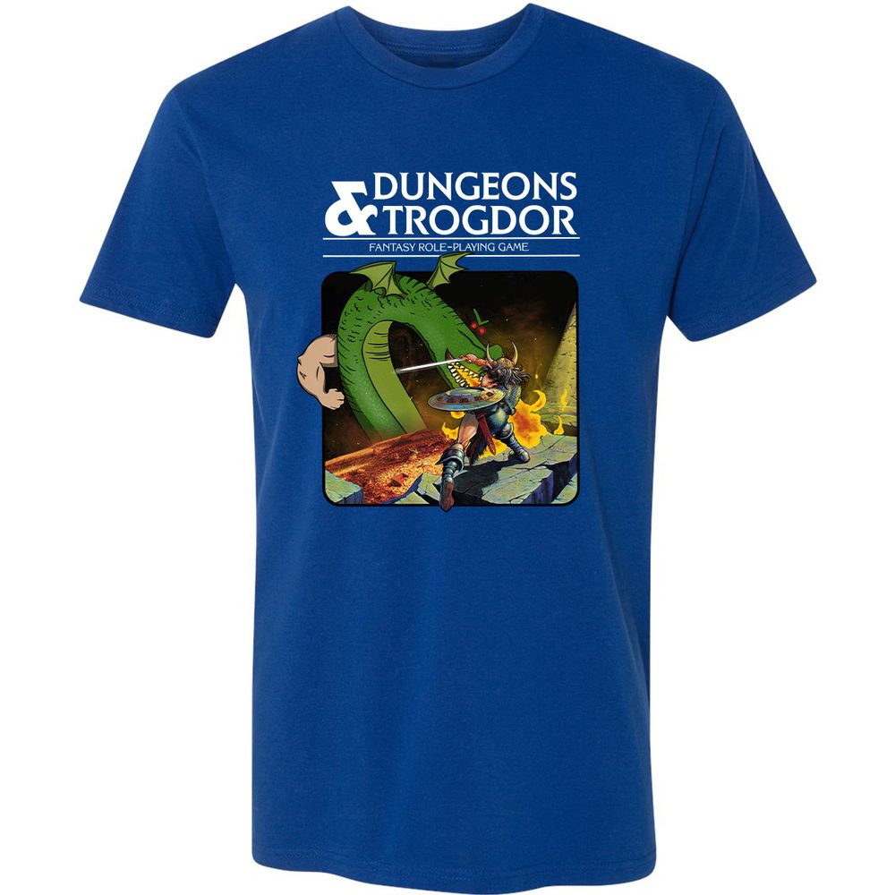 Trogdor Premium Unisex T-Shirt - Royal - 10