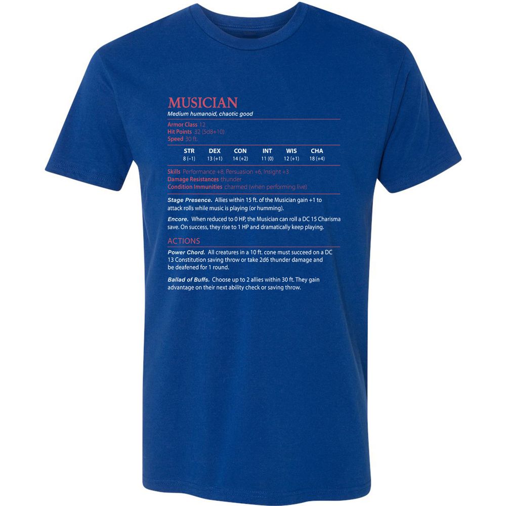 Musician Stats - Royal - 10