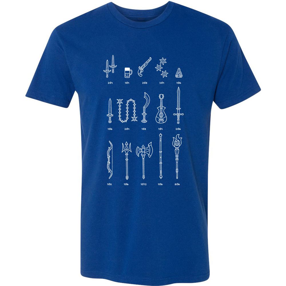 Damage Dealer RPG Premium Unisex T-Shirt - Royal - 10