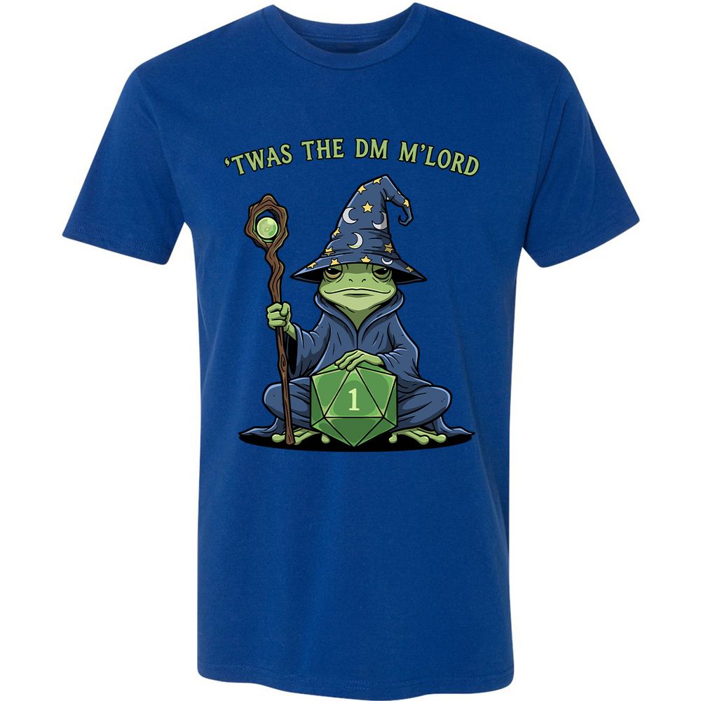Twas the DM M’lord Premium Unisex T-Shirt - Royal - 10