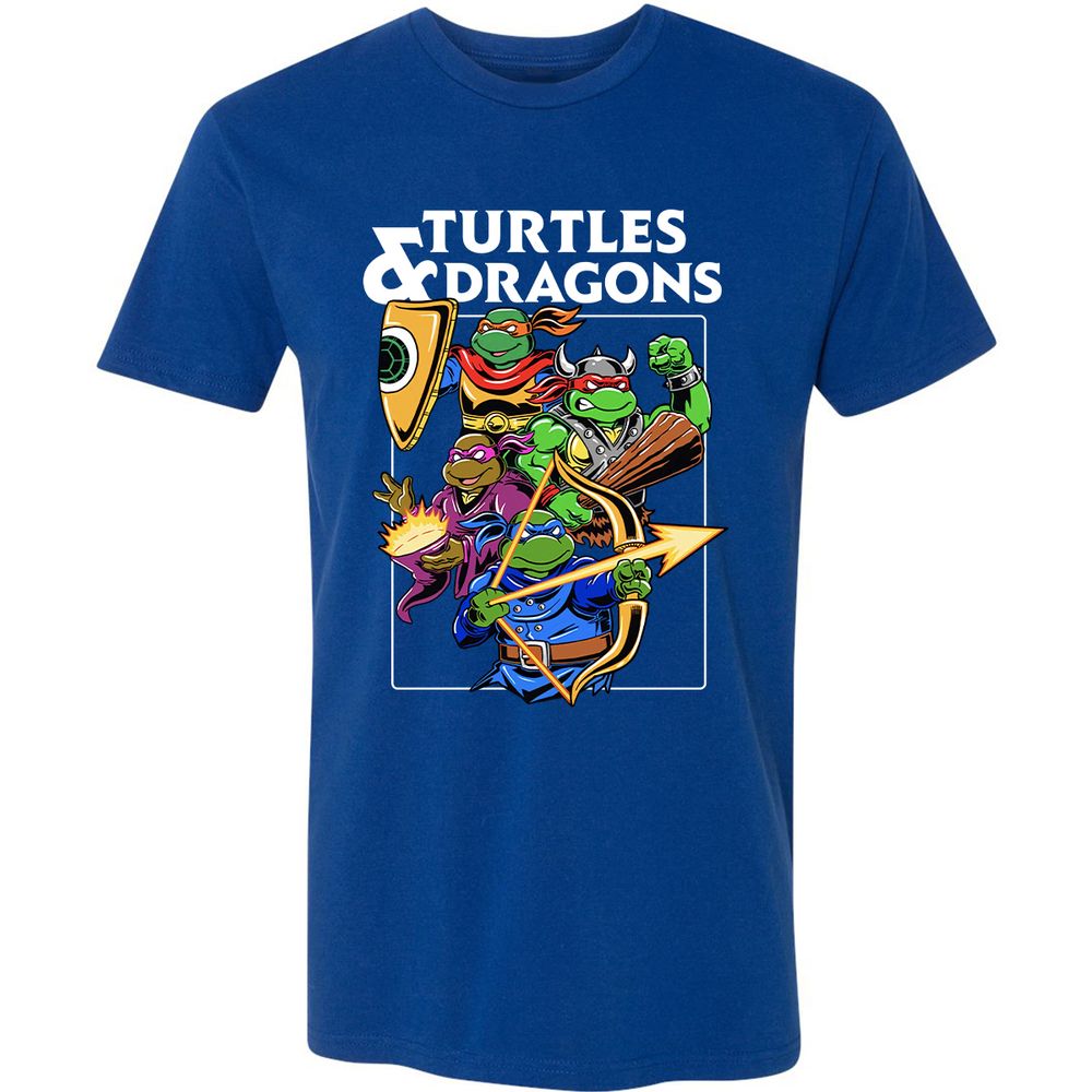 Turtles & Dragons Premium Unisex T-Shirt - Royal - 10