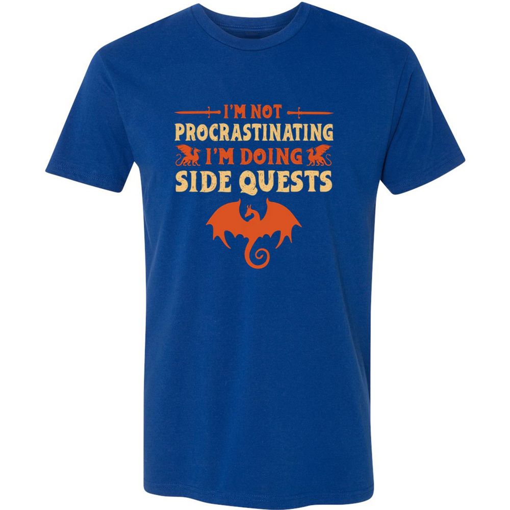I'm Doing Side Quests Premium Unisex T-Shirt - Royal - 10