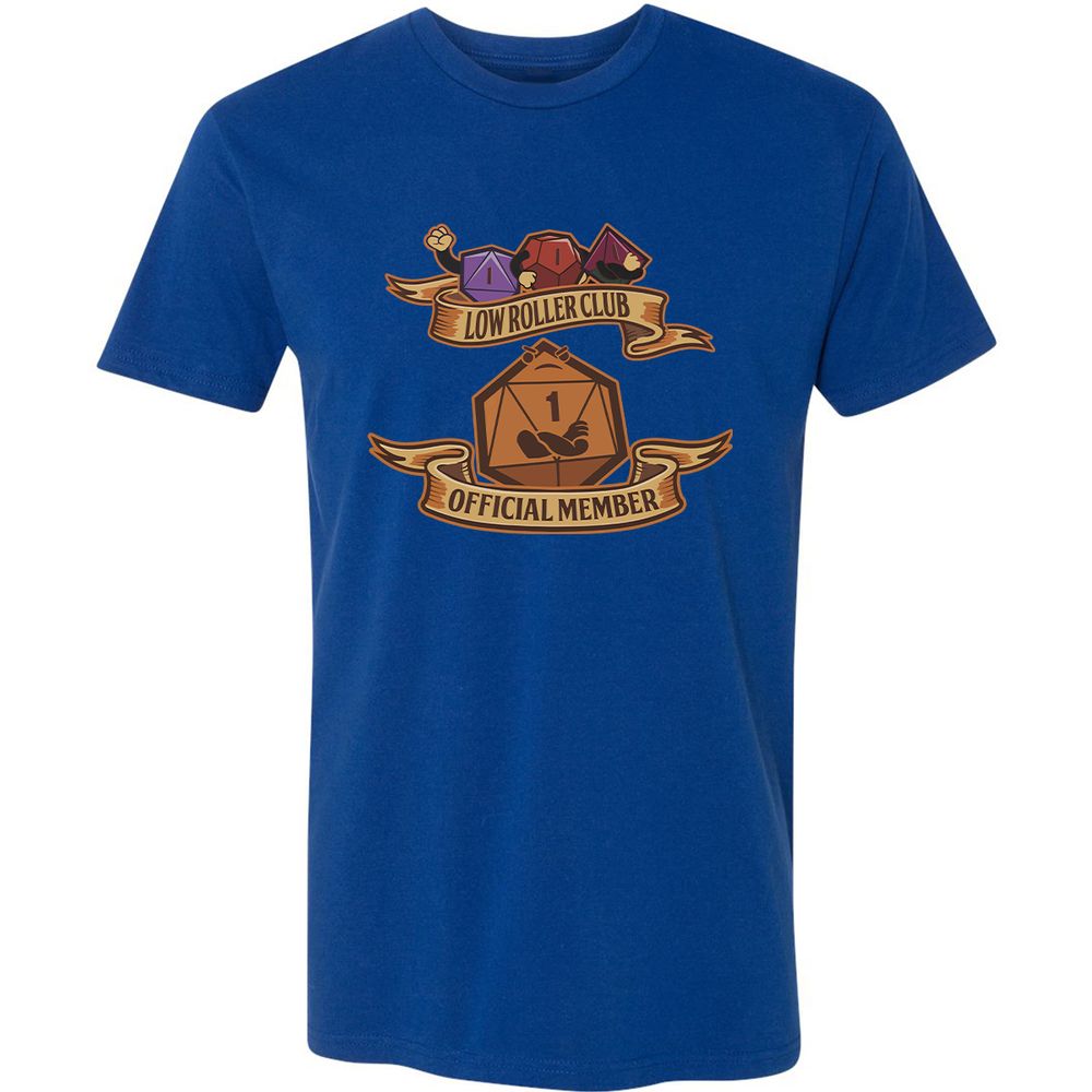 Low Roller Club Premium Unisex T-Shirt - Royal - 10
