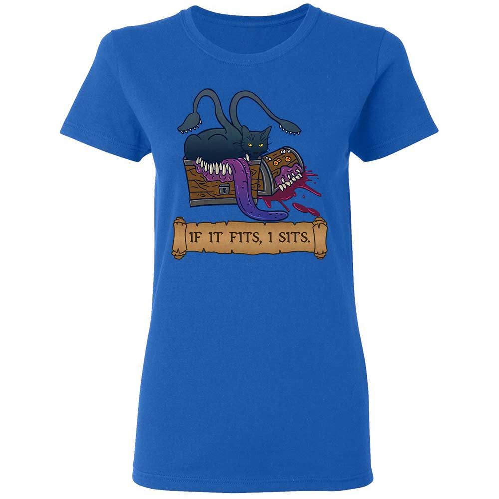If It Fits I Sits Women's T-Shirt - Royal - 10