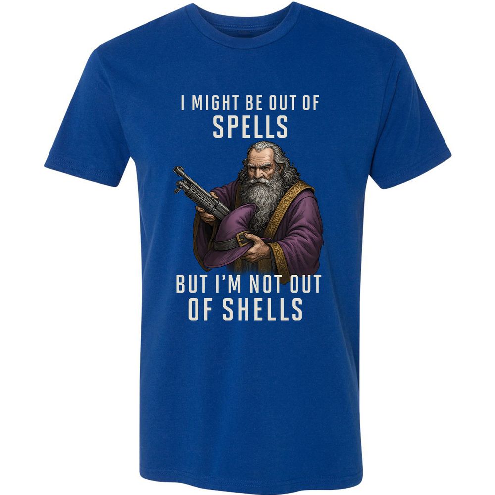 Not Out Of Shells Premium Unisex T-Shirt - Royal - 10
