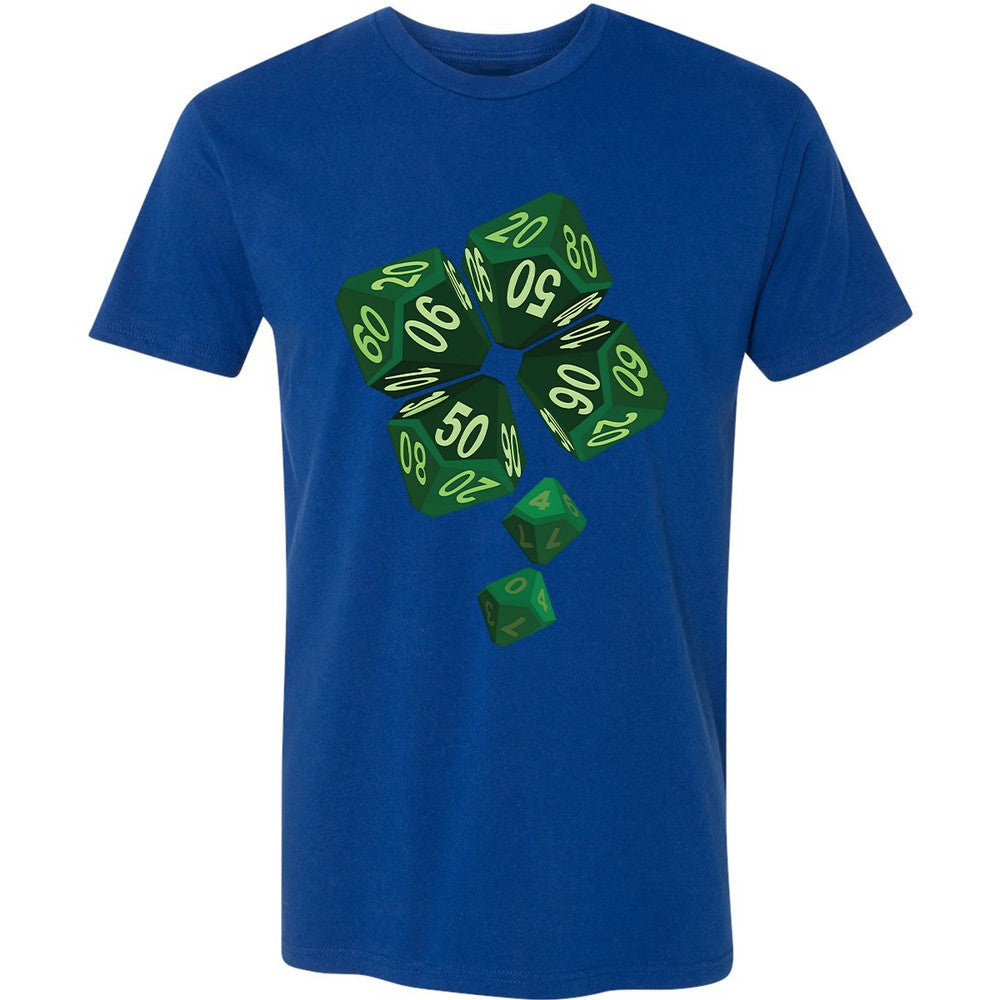 Dice Clover Premium Unisex T-Shirt - Royal - 10