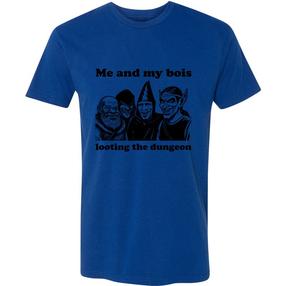 Me and my bois looting the dungeon Premium Unisex T-Shirt - Royal - 10