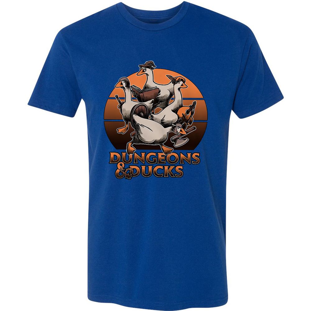 Dungeons And Ducks Premium Unisex T-Shirt - Royal - 10