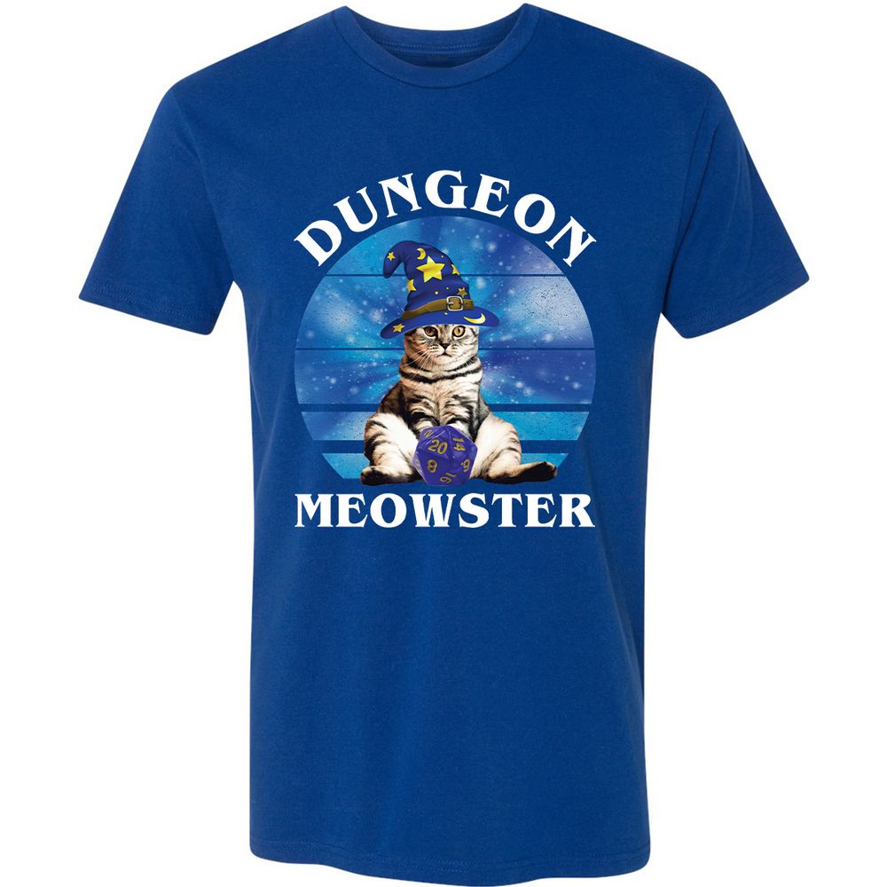 Dungeon Meowster Vintage Premium Unisex T-Shirt - Royal - 10