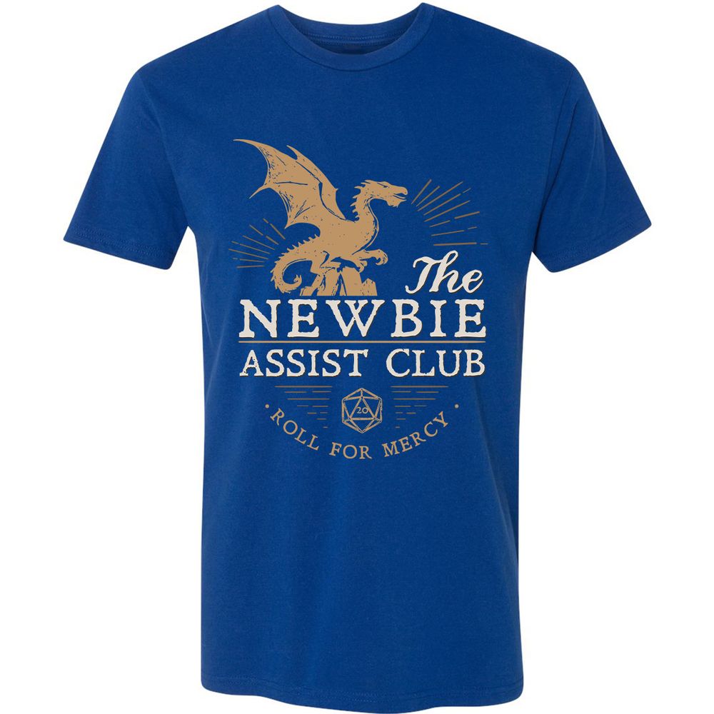 The Newbie Assist Club Premium Unisex T-Shirt - Royal - 10