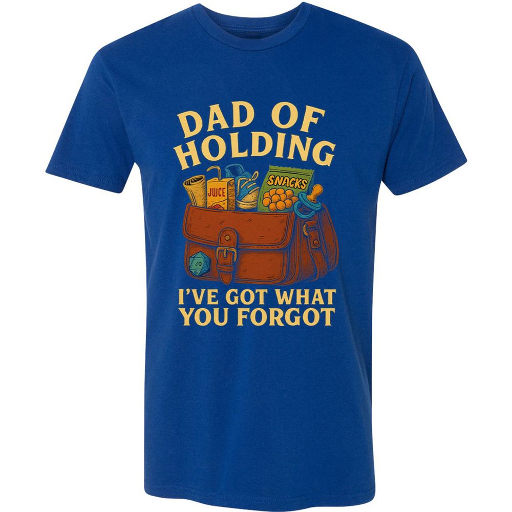 Dad Of Holding Premium Unisex T-Shirt - Royal - 10