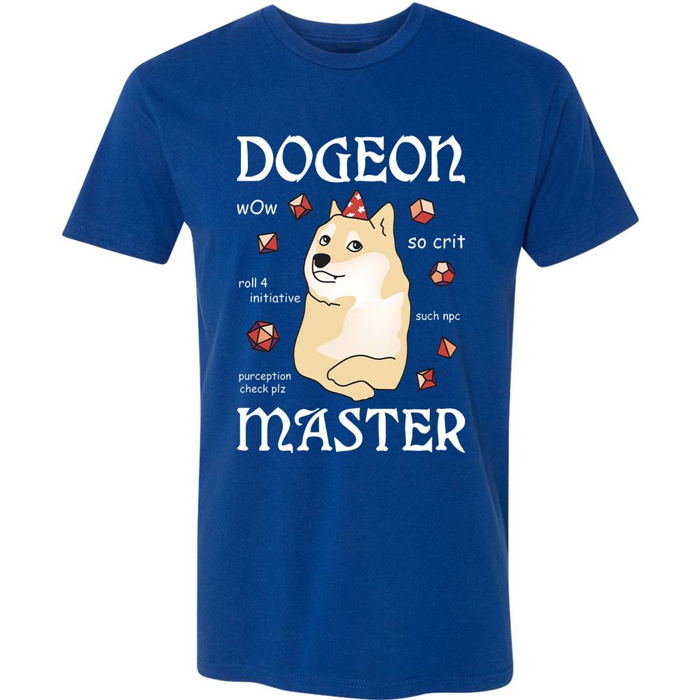 Dogeon Master Premium Unisex T-Shirt - Royal - 10