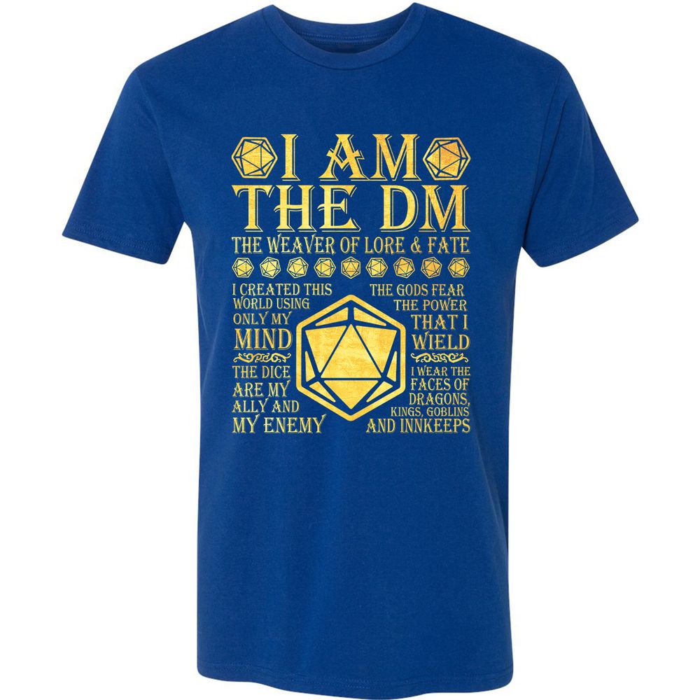 I Am The DM Premium Unisex T-Shirt - Royal - 10