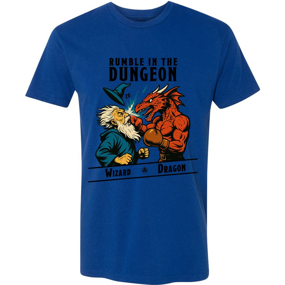 Rumble in the Dungeon Premium Unisex T-Shirt - Royal - 10