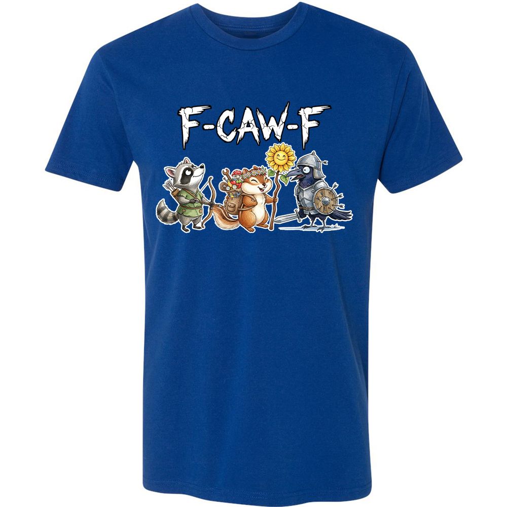 F-CAW-F Adventuring party Premium Unisex T-Shirt - Royal - 10