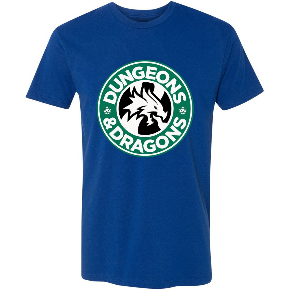 D&D Coffee Premium Unisex T-Shirt - Royal - 10