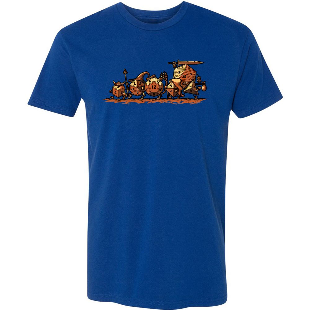 Fellowship Of The Dices Premium Unisex T-Shirt - Royal - 10