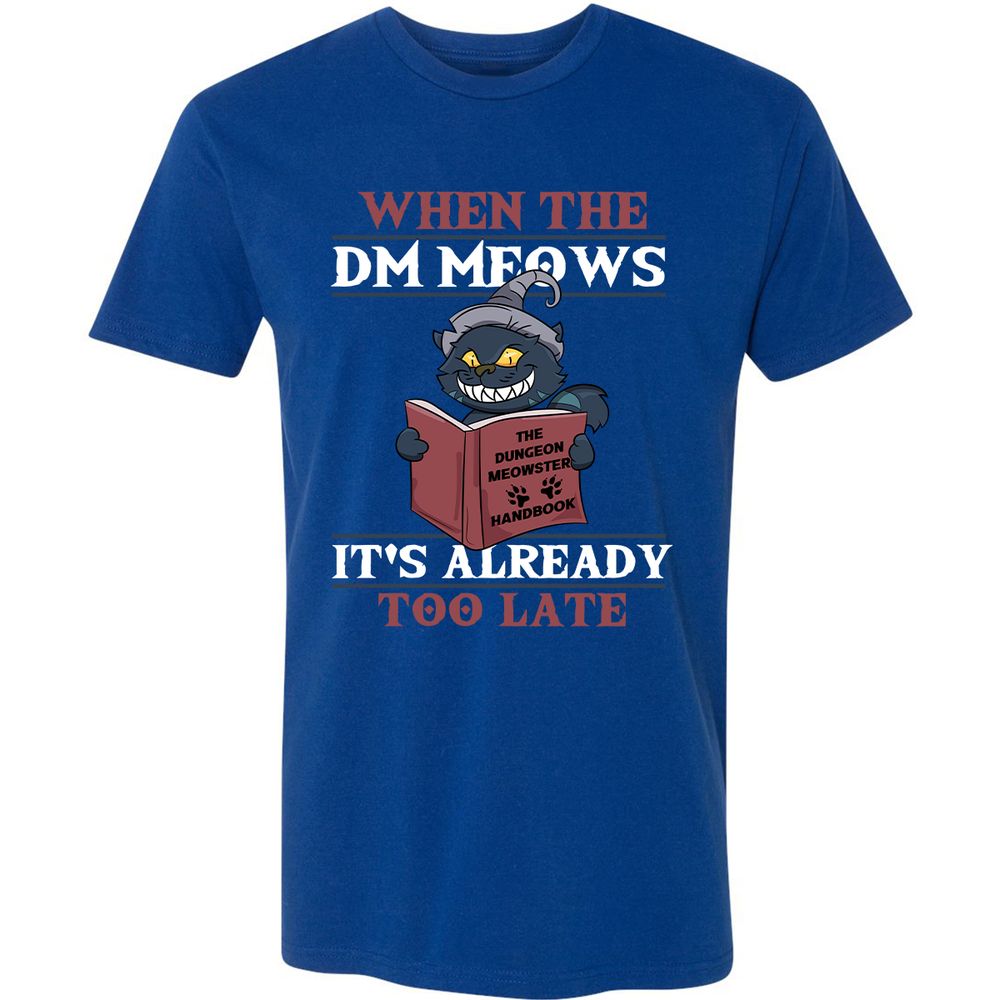 When The DM Meow Premium Unisex T-Shirt - Royal - 10