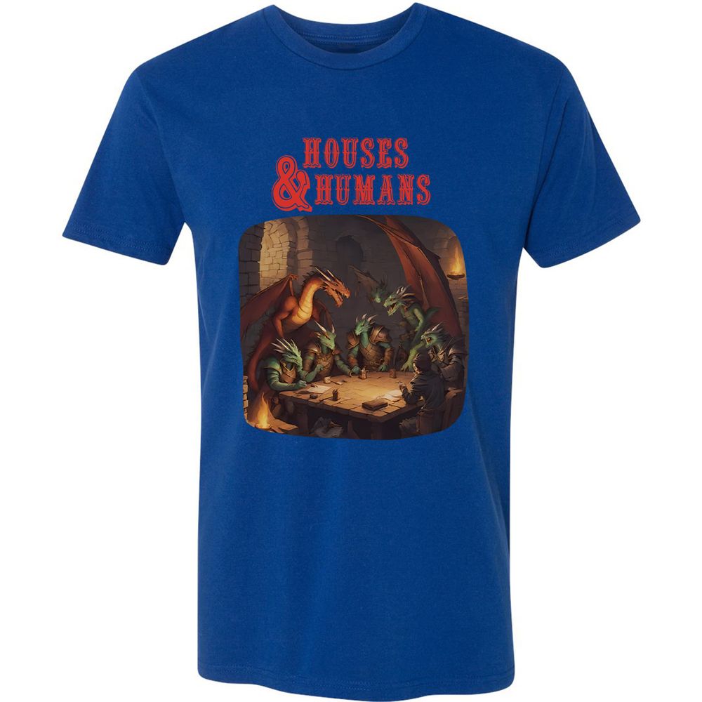 Houses And Humans Premium Unisex T-Shirt - Royal - 10