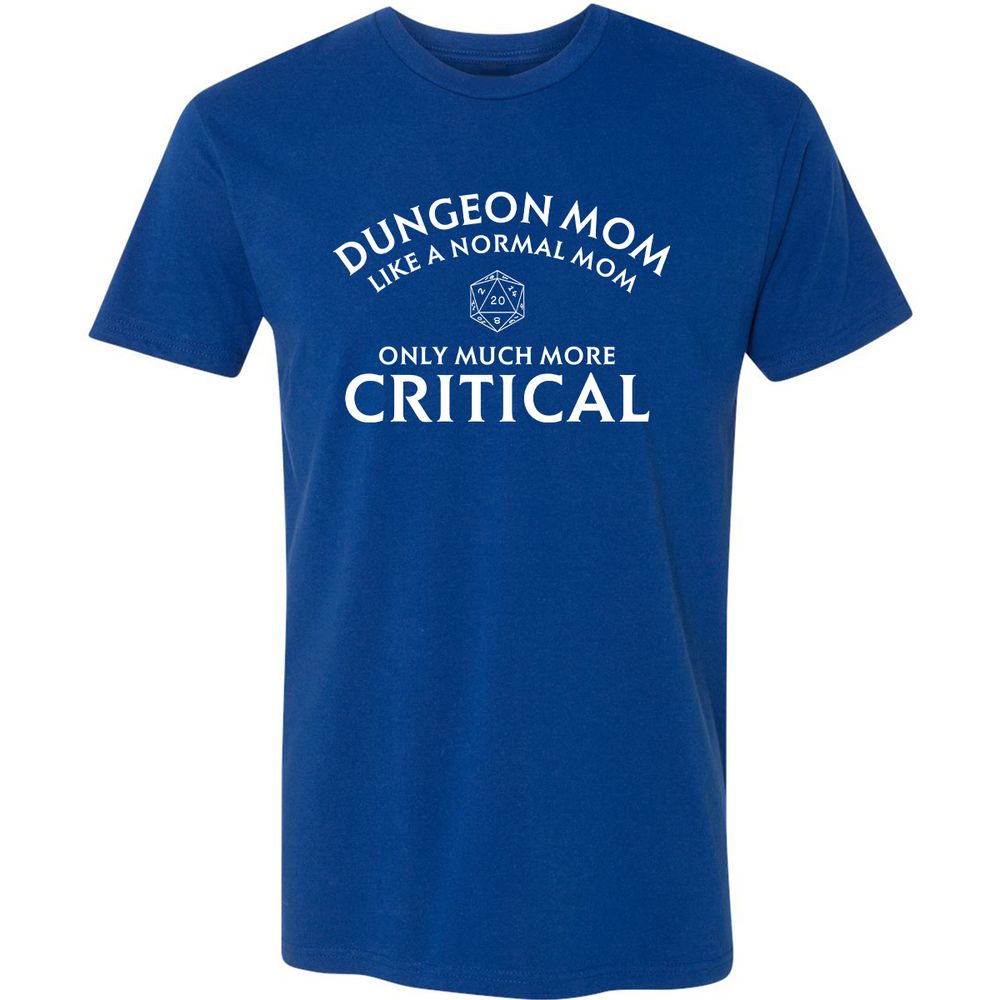 Dungeon Mom Normal Mom Premium Unisex T-Shirt - Royal - 10