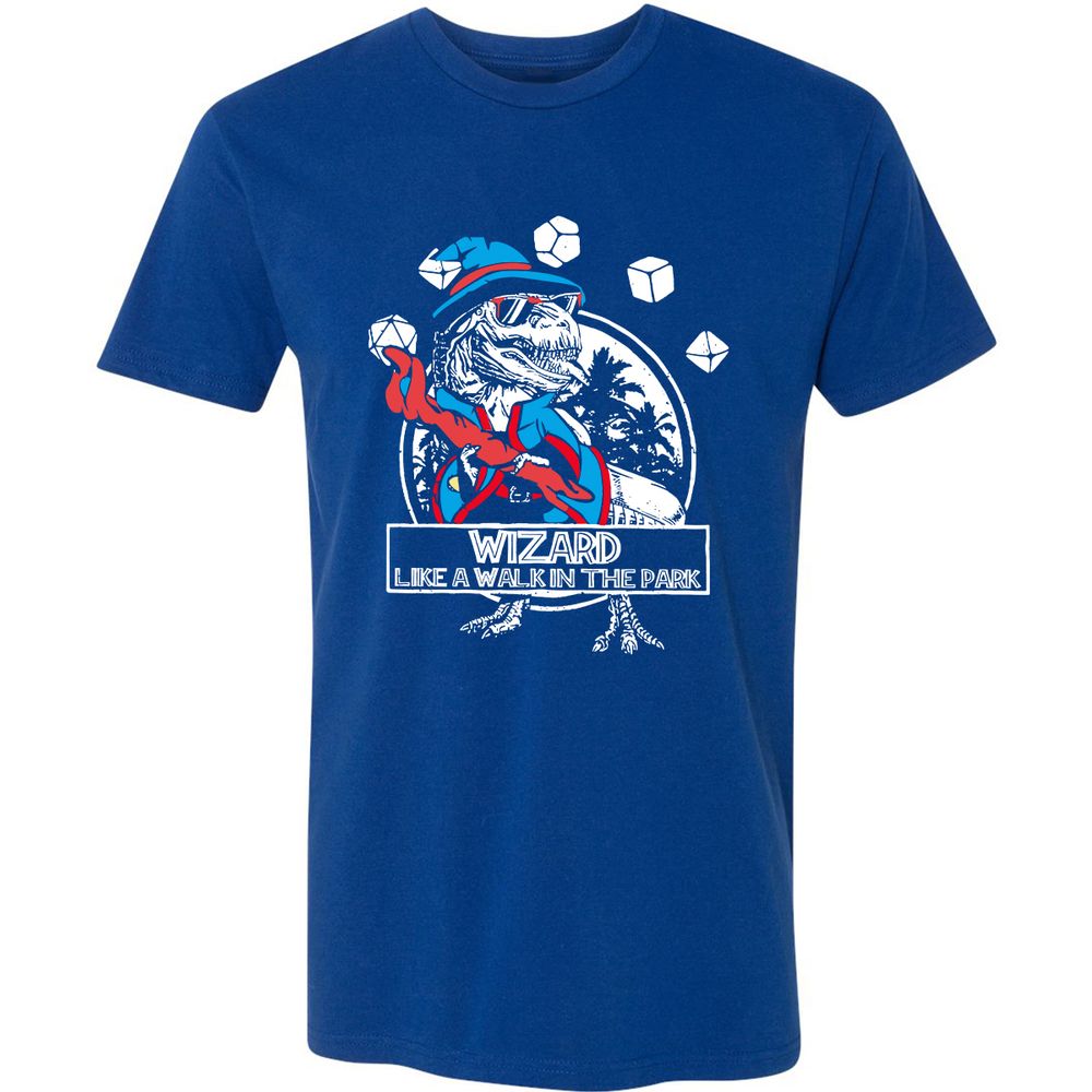 Wizard Like The Walk In The Park Premium Unisex T-Shirt - Royal - 10