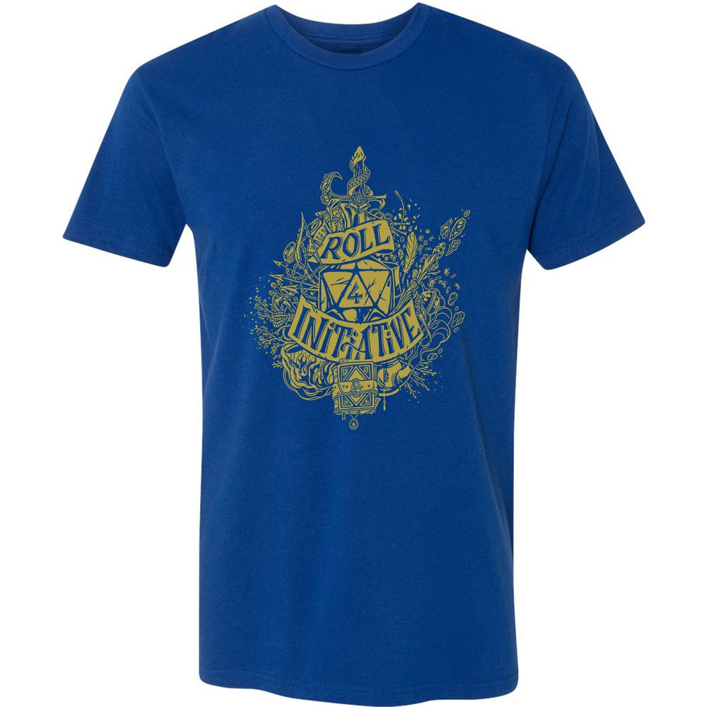 Roll Initiative Premium Unisex T-Shirt - Royal - 10