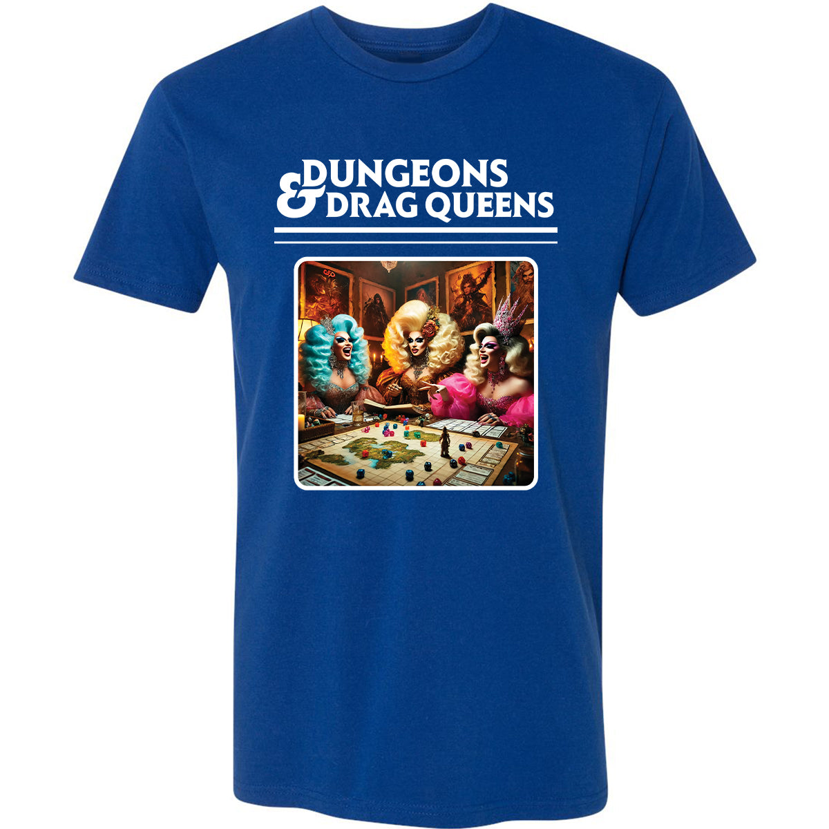Dungeons & Drag Queens Premium Unisex T-Shirt - Royal - 10