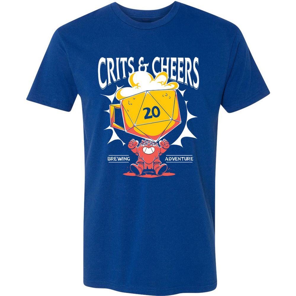 Crits & Cheers Premium Unisex T-Shirt - Royal - 10
