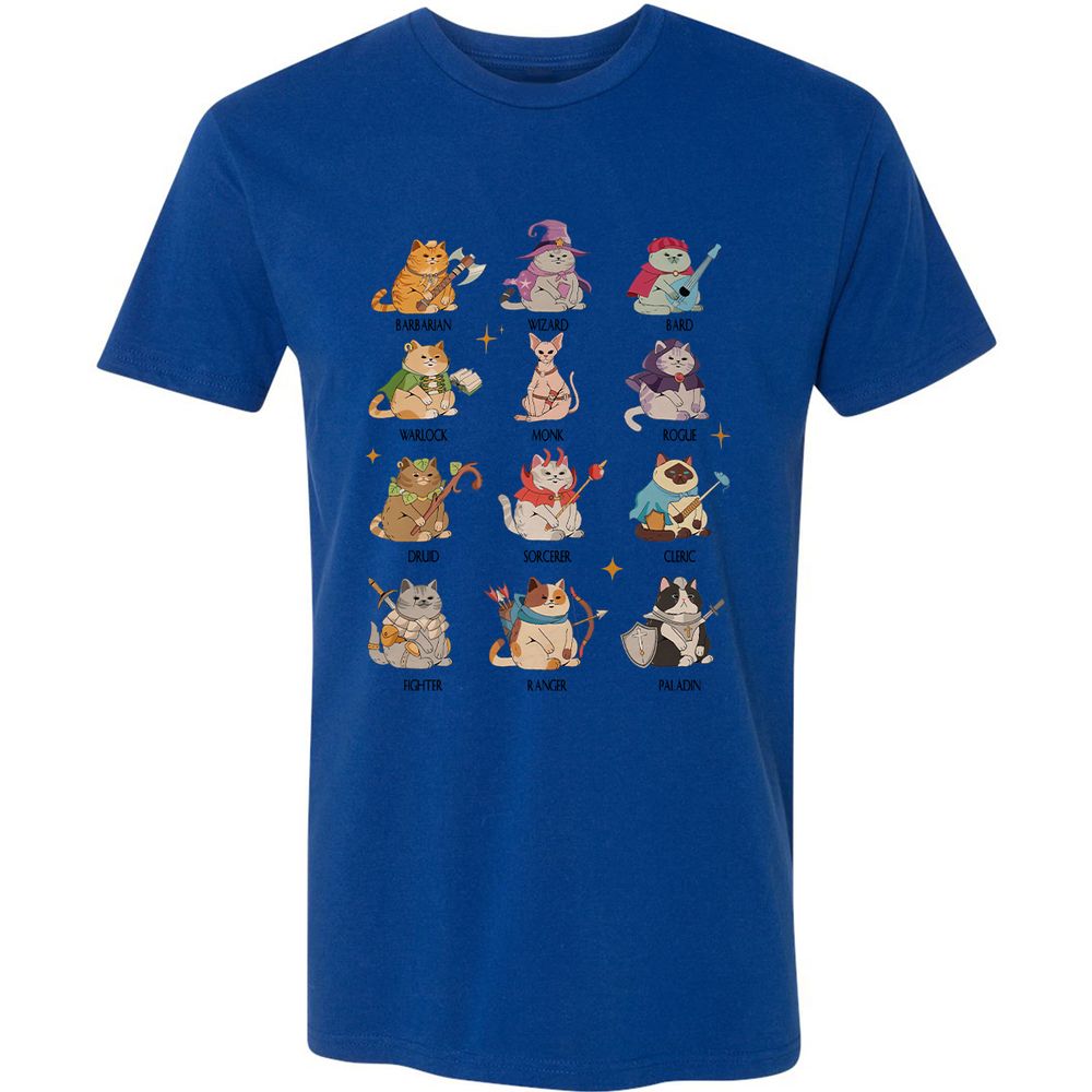 Dungeons And Cats Premium Unisex T-Shirt - Royal - 10