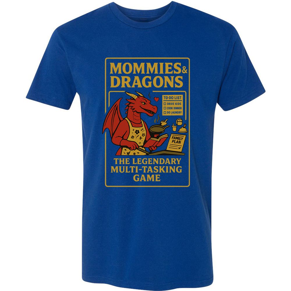 Mommies & Dragons Premium Unisex T-Shirt - Royal - 10
