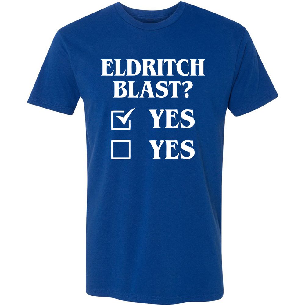 Eldritch Blast Yes Premium Unisex T-Shirt - Royal - 10