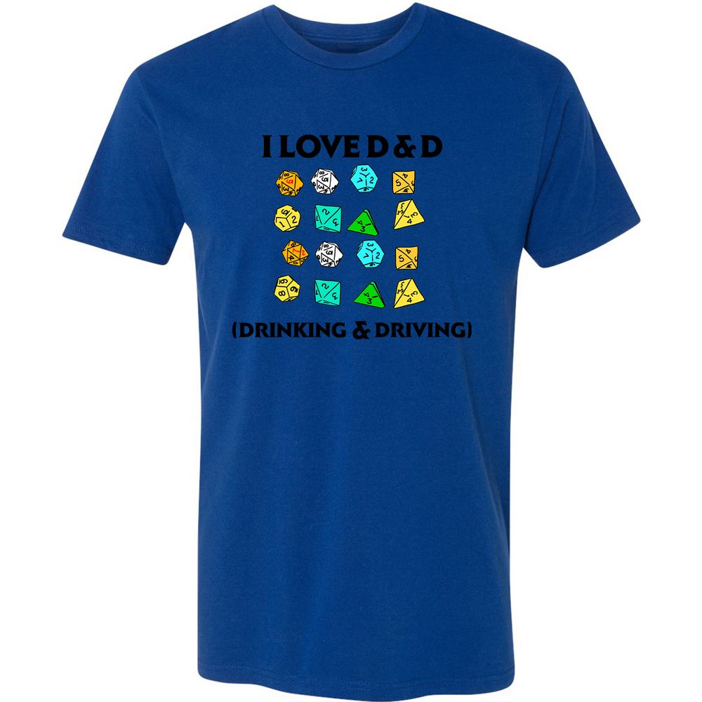Drinking & Driving Premium Unisex T-Shirt - Royal - 10