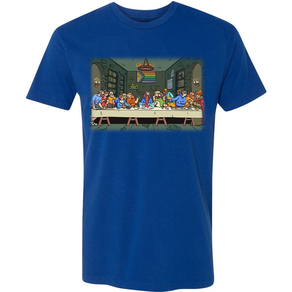 DnD Characters Pride Themed The Last Supper Shirt Premium Unisex T-Shirt - Royal - 10