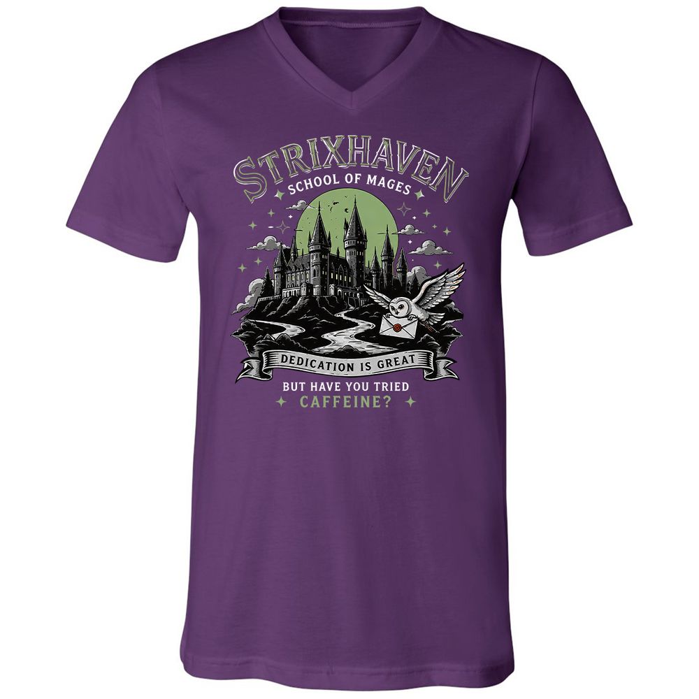 Strixhaven - School Of Mages Unisex V-Neck T-Shirt - Team Purple - 10