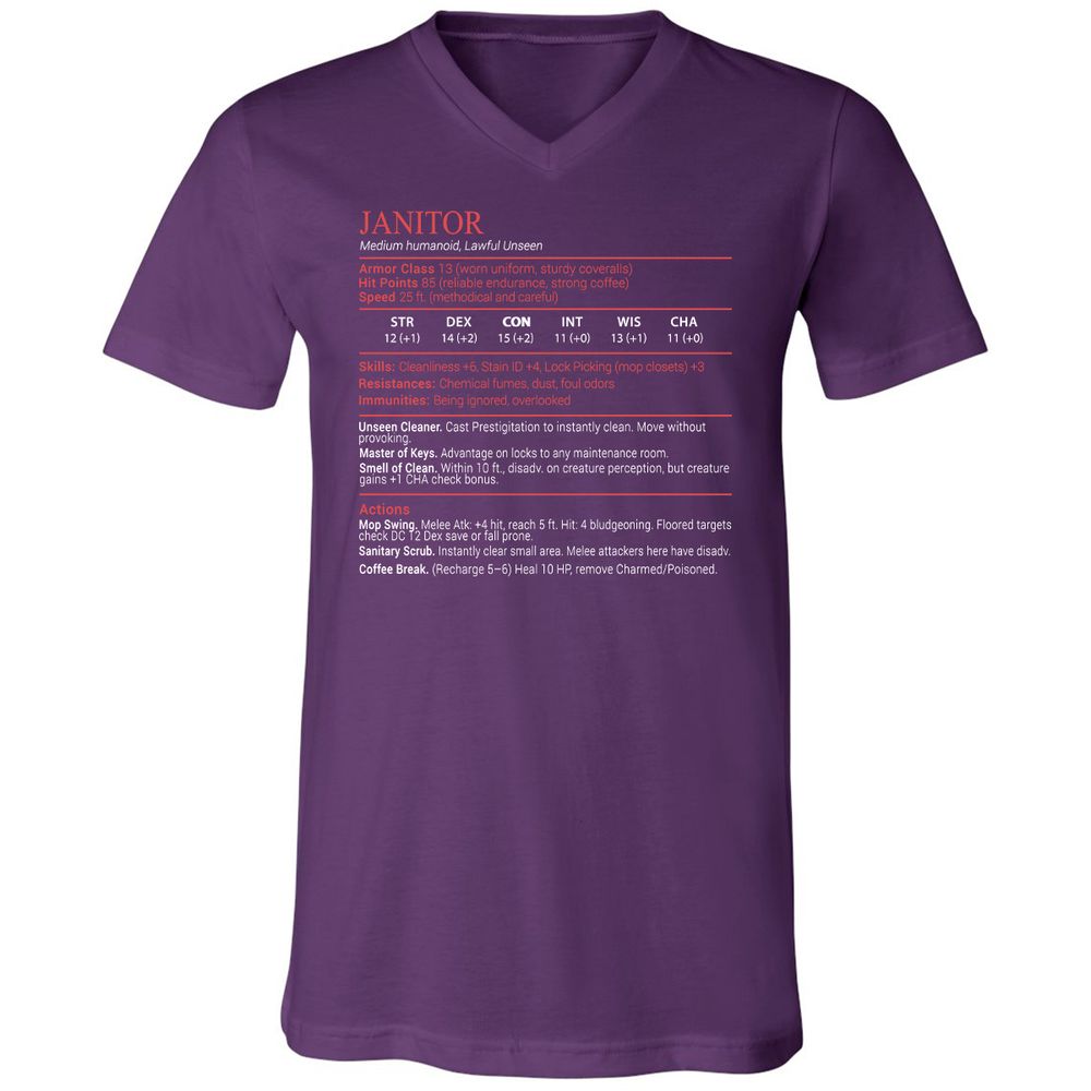 Janitor Stats Block - Team Purple - 10