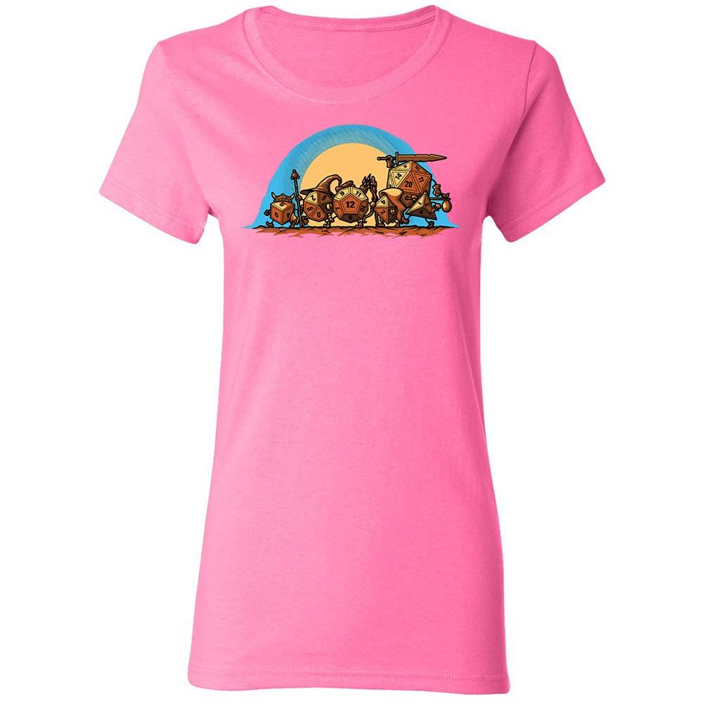 The Fellowship Of The Dice Women's T-Shirt - Azalea - 11