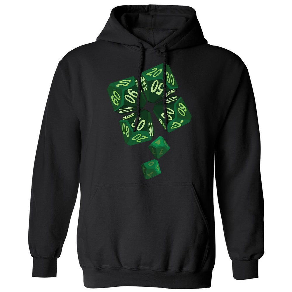 Dice Clover Classic Unisex Hoodie - Black - 11