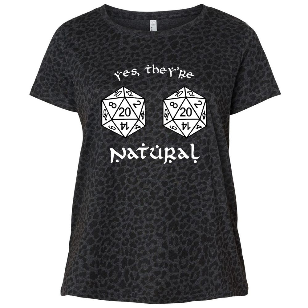 They Are Natural Ladies Curvy Jersey - Black Leopard - 11