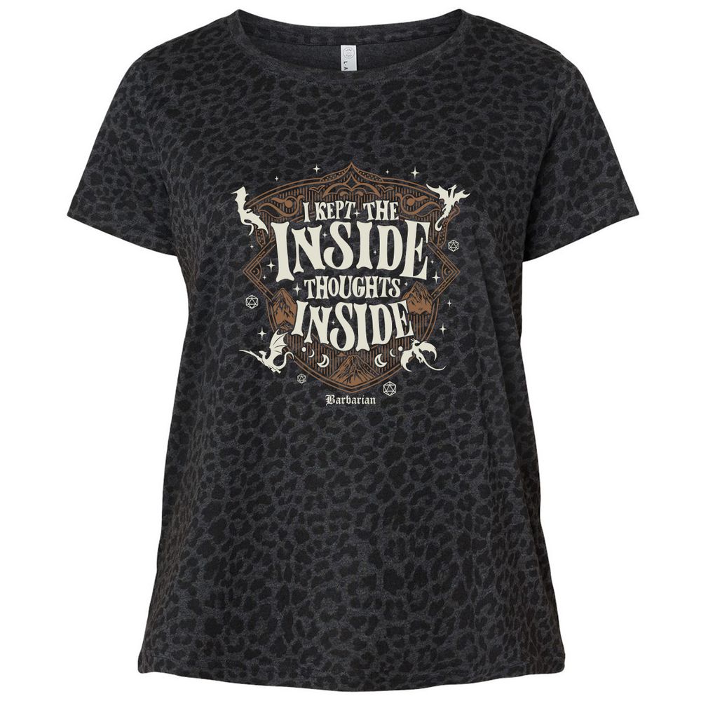 Barbarian I Kept The Inside Thoughts Inside - Black Leopard - 11