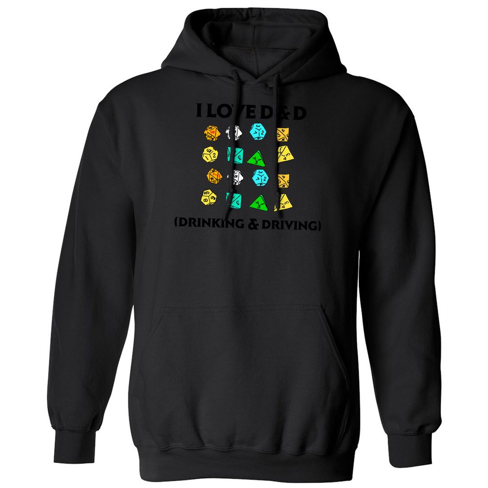 Drinking & Driving Classic Unisex Hoodie - Black - 11