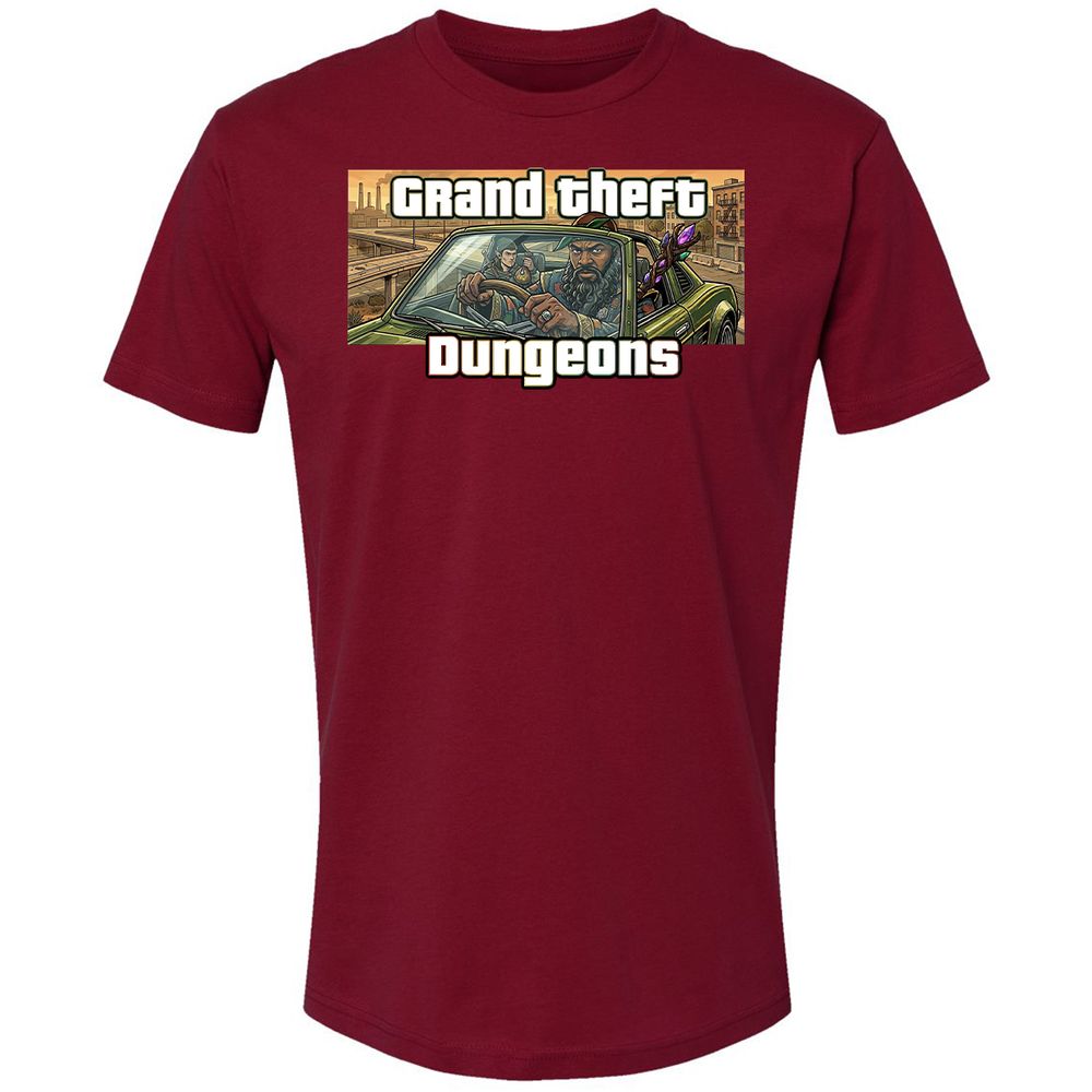 Grand Theft Dungeons Premium Unisex T-Shirt - Cardinal - 11