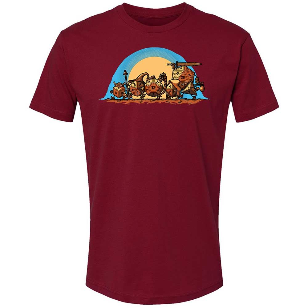 The Fellowship Of The Dice Premium Unisex T-Shirt - Cardinal - 11