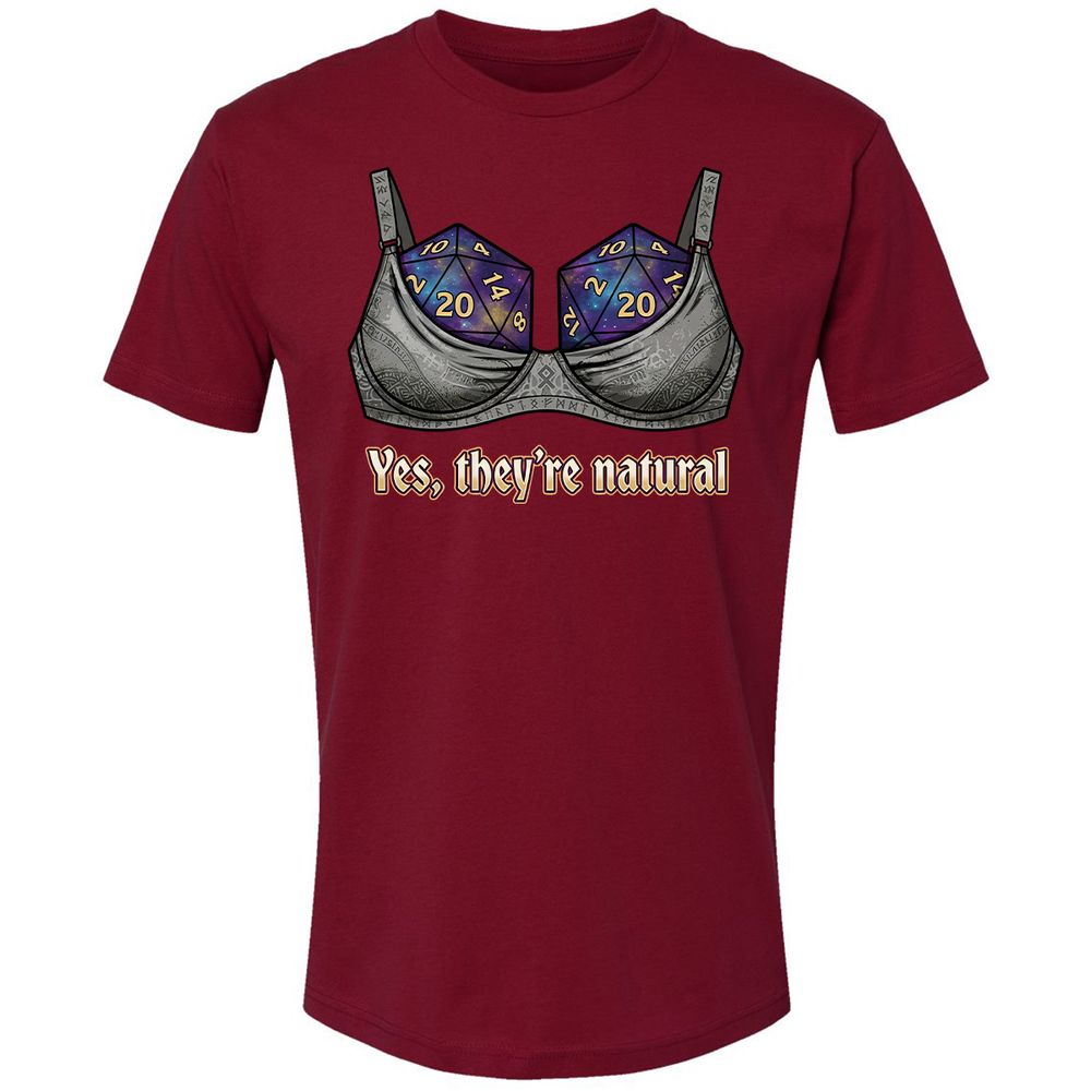 They Are Natural Nat20 Premium Unisex T-Shirt - Cardinal - 11