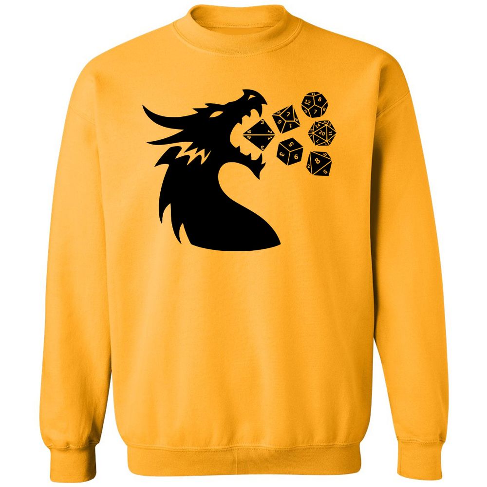 Pac And Dragon Classic Unisex Sweatshirt - Gold - 11