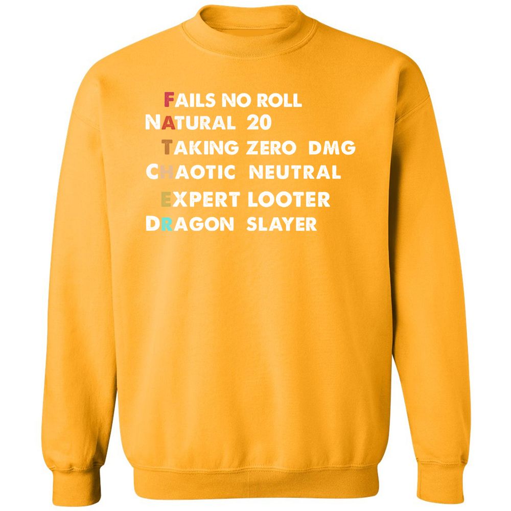 Father D&D Classic Unisex Sweatshirt - Gold - 11