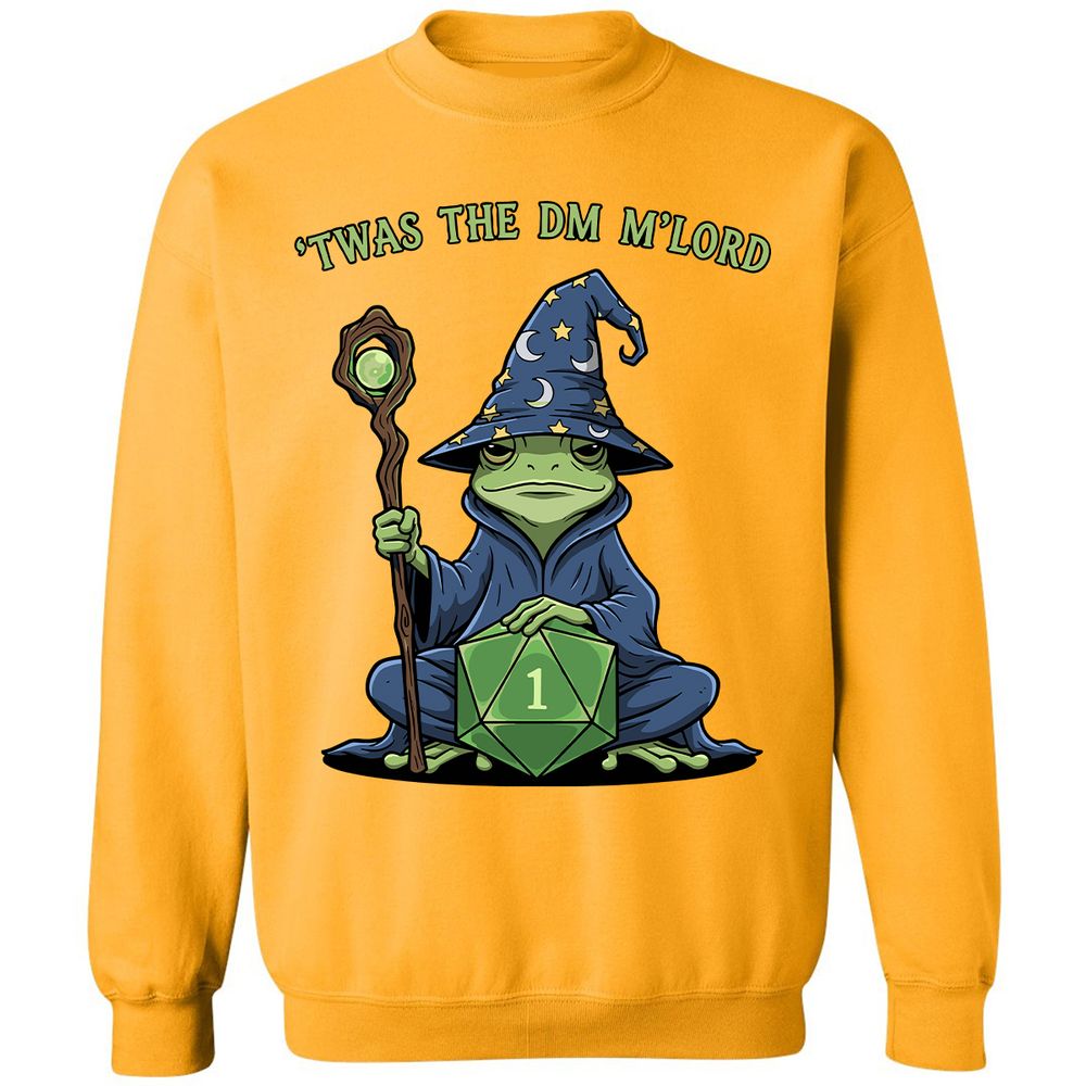 Twas the DM M’lord Classic Unisex Sweatshirt - Gold - 11