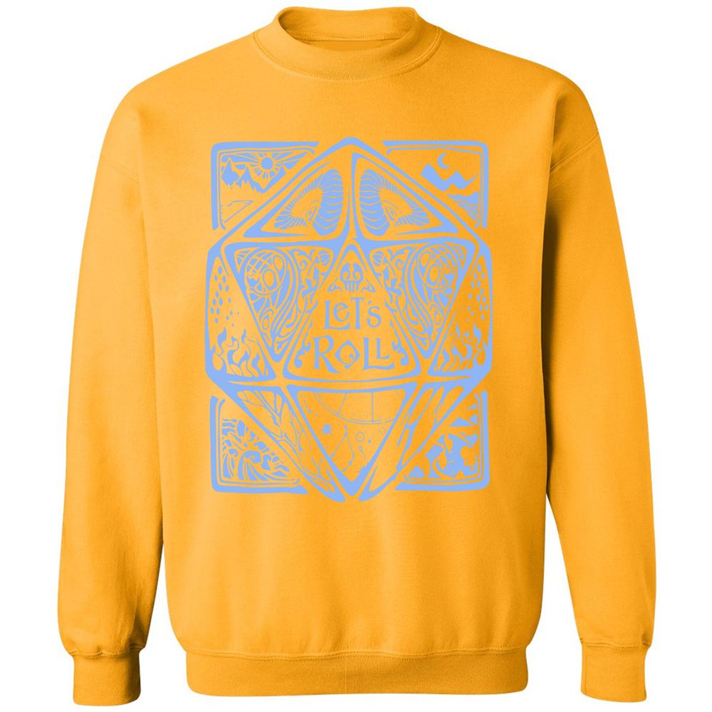 Let's Roll Classic Unisex Sweatshirt - Gold - 11